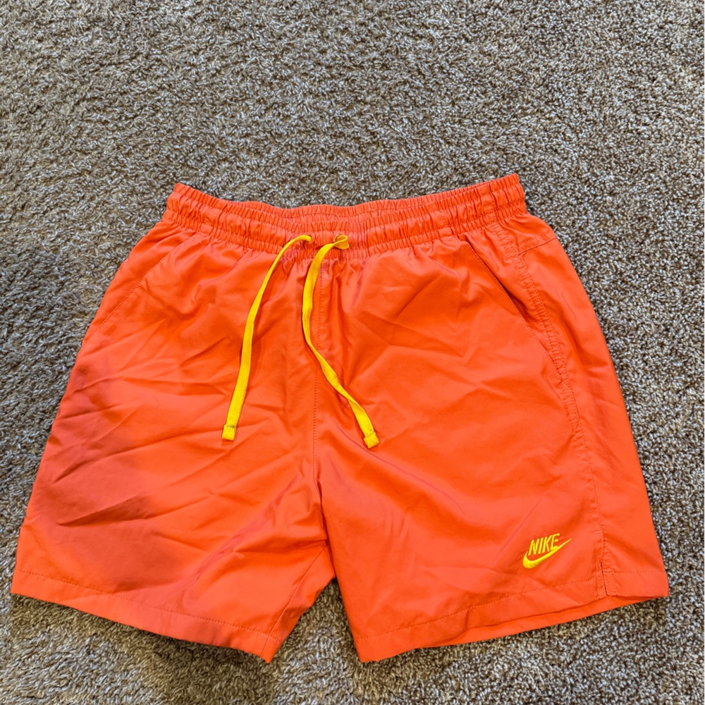 Nike Bright Orange Sport/Swim Shorts